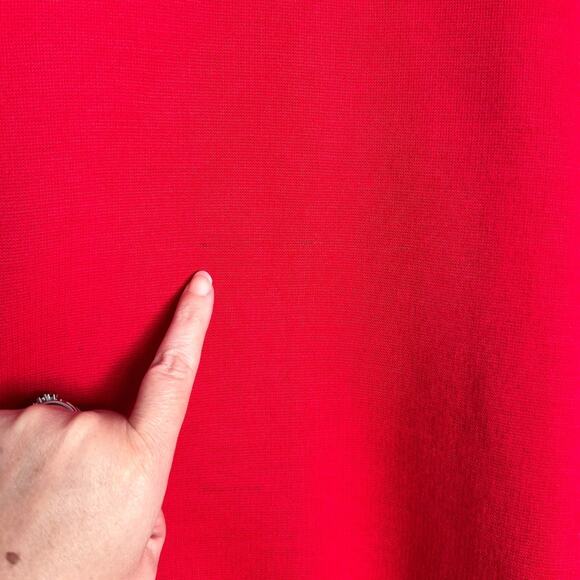 Vintage Red Isola 2000 French Ski Resort Crew Neck Sweatshirt Men's Size M - Picture 7 of 9